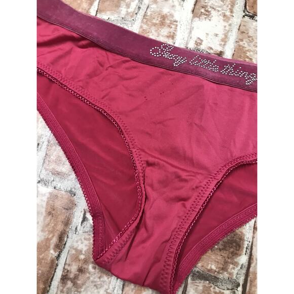 Vintage 2007 VS Sexy Little Things Smooth Microfiber Bling Hipster Panty Size M - Picture 5 of 11